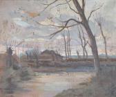 GILLOT T. H 1800-1800,Continental winter landscapes,1863,Woolley & Wallis GB 2011-09-28