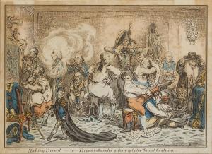 GILLRAY James 1756-1815,'Making Decent' - i.e. - Broad-bottomites getting ,Rosebery's GB 2024-02-27