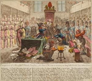 GILLRAY James 1756-1815,Consequences of a Successfull French Invasion,Dreweatts GB 2015-06-25