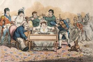 GILLRAY James 1756-1815,PLAYING IN PARTS,Addisons GB 2014-03-08