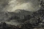 GILPIN William, Rev. 1724-1804,Castle in a Welsh landscape,1799,Bloomsbury London GB 2007-10-25