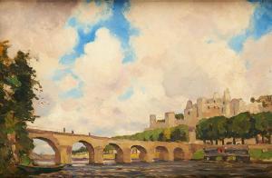 GILSOUL Victor 1867-1939,Pont à Chinon,Horta BE 2013-12-16