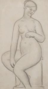 GIMOND Marcel 1894-1961,Femme nue assise,Delorme-Collin-Bocage FR 2023-06-30