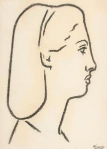 GIMOND Marcel 1894-1961,Profil de femme,AuctionArt - Rémy Le Fur & Associés FR 2023-12-12