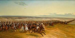 GINAIN Eugène Louis,Maneuvers of the French army at Camp de Châlons,1858,Bonhams 2019-11-20
