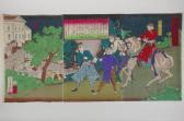 GINKO Adachi 1874-1897,scenes from the Satsuma Rebellion,1877-1878,Crow's Auction Gallery 2022-03-16