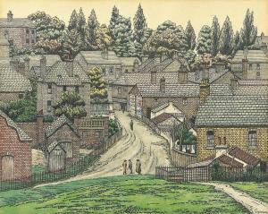 GINNER Charles 1878-1952,Suburb of Harrow on the Hill,Christie's GB 2010-03-31