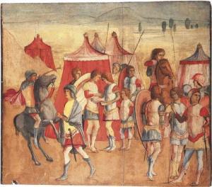 GIOLFINO II Nicolo Ursino V 1476-1555,A Roman encampment,Christie's GB 2002-09-19