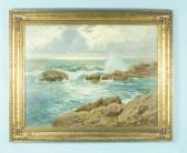 GIORDANO Felice 1880-1964,GENTLY ROLLING ROCKY SURF,1930,Lewis & Maese US 2013-01-23