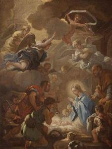 GIORDANO Luca 1634-1705,La adoración de los pastores,Ansorena ES 2007-05-15