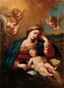 GIORDANO Luca 1634-1705,Madonna Bimbo e angioli,Finarte IT 2007-12-15