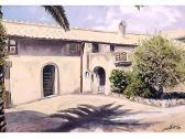 GIORDANO RENATO,veduta cortile interno del Castello di Santa Sever,Caputmundi Casa d'Aste 2012-02-27