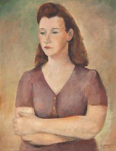 GIORGI Bruno 1905-1993,Figura Feminina,1942,Escritorio de Arte BR 2024-01-22