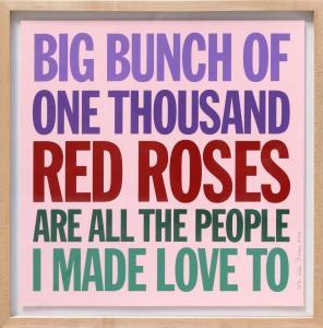 GIORNO John 1937-2019,Big Bunch of One Thousand Red Roses... Portfolio: ,2007,Ro Gallery 2024-03-23