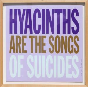 GIORNO John 1937-2019,Hyacinths are the Songs of Suicides Portfolio: Wel,2007,Ro Gallery 2024-01-31