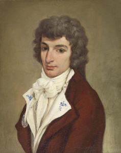 GIOVAN BATTISTA LAMPI 1751-1830,Ritratto di gentiluomo con foulard bianco,Farsetti IT 2016-10-28