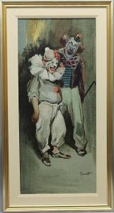 GIOVANETTI Giordano 1906-1973,Two Clowns,Alderfer Auction & Appraisal US 2013-03-14