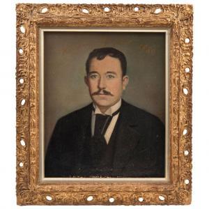 GIOVANNETTI G,RETRATO DE CABALLERO,19th century,Morton Subastas MX 2022-05-26