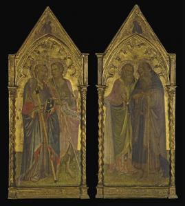 GIOVANNI DI TANI FEI 1400,Saint James the Great and Saint John the Baptist, ,Christie's 2008-12-02