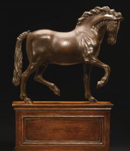GIOVANNI FRANCESCO SUSINI 1585-1683,PACING HORSE,Sotheby's GB 2014-07-09