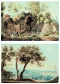 GIOVANNI RIVERUZZI,Scorcio di città tra gli alberi - Paesaggio con ,Wannenes Art Auctions 2005-11-29