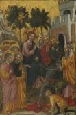 GIOVANNINO DI PIETRO DA VENEZIA,THE ENTRY OF CHRIST INTO JERUSALEM,1429,Sotheby's 2013-01-31