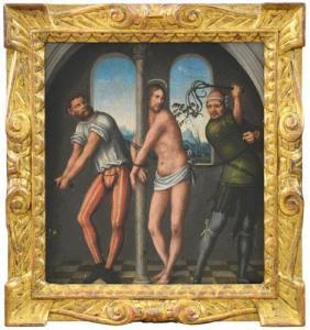 GIOVENONE Girolamo 1486-1555,La flagellazione di Cristo,Meeting Art IT 2022-05-14