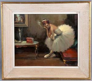 GIRALT LERIN Joan 1907,El descanso de la bailarina,Subastas Galileo ES 2020-03-24