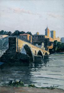 GIRARD Raymond Emile 1942,Le pont d'Avignon,Le Roux-Morel-Mathias-Baron Ribeyre FR 2007-11-21