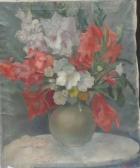GIRARD Robert 1900-1900,Le bouquet de Glaïeuls,1995,Millon & Associés FR 2014-09-18