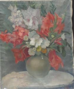 GIRARD Robert 1900-1900,Le bouquet de Glaïeuls,1995,Millon & Associés FR 2014-04-30