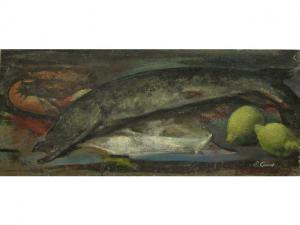 girard robert,Nature morte au brochet,Dufreche FR 2009-04-09