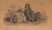 GIRARDET Edouard Henri 1819-1880,Femme et son enfant,Neret-Minet FR 2021-11-09