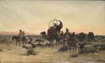 GIRARDET Eugene 1853-1907,La caravane,1882,Etienne de Baecque FR 2023-12-01
