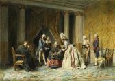 GIRARDET Henri Leopold 1848-1917,Unwelcome news,1877,Bonhams GB 2014-07-16