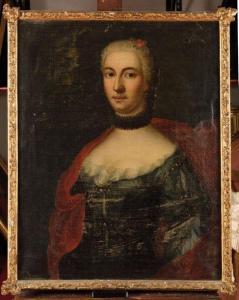 GIRARDET Jean 1709-1778,Portrait présumé de Marie Madeleine ROUOT de FOSSI,Osenat FR 2019-07-07