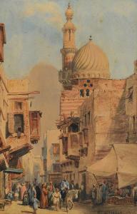 GIRARDET Karl 1813-1871,Paesaggio orientalista,1842,Meeting Art IT 2023-05-20