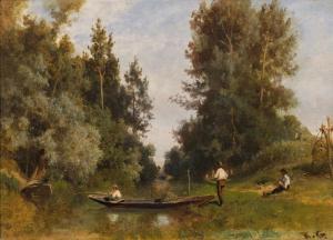 GIRARDET Karl 1813-1871,Paysage au lac,Beurret Bailly Widmer Auctions CH 2024-03-20