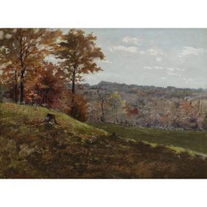 GIRARDIN Francois (Frank) Joseph 1856-1945,Hills of Western Ohio,Clars Auction Gallery US 2024-12-20