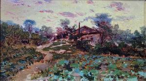 GIRARDIN Francois (Frank) Joseph 1856-1945,Morning Near Richmond,Wickliff & Associates US 2024-08-03