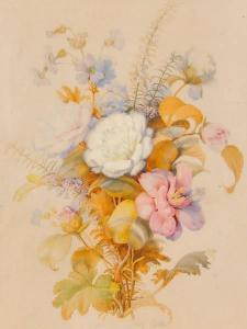 GIRARDIN Pauline, née Joannis 1818,Bouquets de fleurs,Hotel Des Ventes Mosan BE 2012-12-12