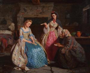 GIRARDOT Ernest Gustave 1840-1904,A Lucky Guess,1869,Bellmans Fine Art Auctioneers GB 2022-10-11