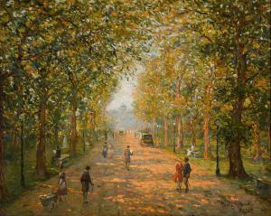 GIRAUD PAUL 1844-1917,A Parisian park scene,Sotheby's GB 2021-12-16