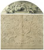 GIRAULT Charles 1851-1932,Relevé d'un fragment de frise antique,Tajan FR 2012-11-23