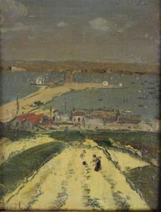 GIRIN David EUGENE 1848-1917,Paysage lacustre,Aguttes FR 2018-03-05