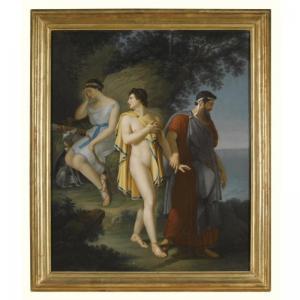 Girodet Trioson Anne Louis,A CLASSICAL SCENE WITH A YOUTH BEING LED AWAY FROM,Sotheby's 2009-03-18
