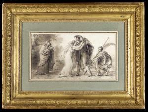 Girodet Trioson Anne Louis 1767-1824,Hero Departing,1813,Sotheby's GB 2006-03-03