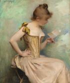 GIRON Charles 1850-1914,THE LETTER,Sotheby's GB 2017-06-15