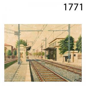 GIRONELLA Pere Ferrer 1919,Estación de tren de Sabadell,1974,Lamas Bolaño ES 2014-12-18