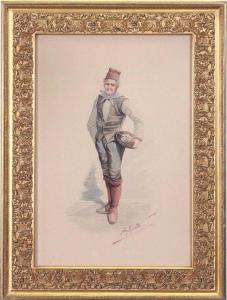 GIROTTO Napoleone 1800-1900,MAN WITH BASKET,Clark Cierlak Fine Arts US 2020-03-28